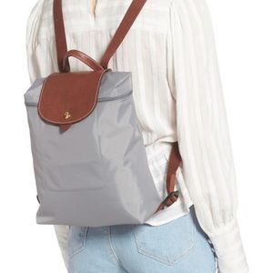 Longchamp le pliage Original Gray backpack